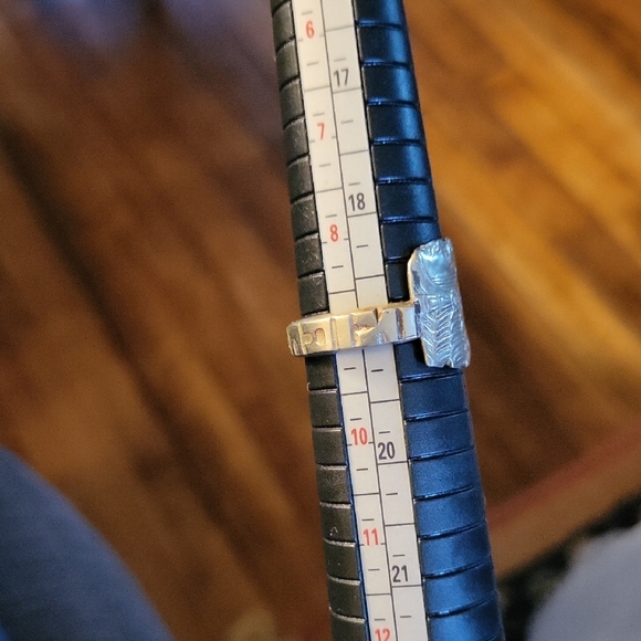 Silver Egyptian Alpaca Spoon Ring - Picture 7 of 7